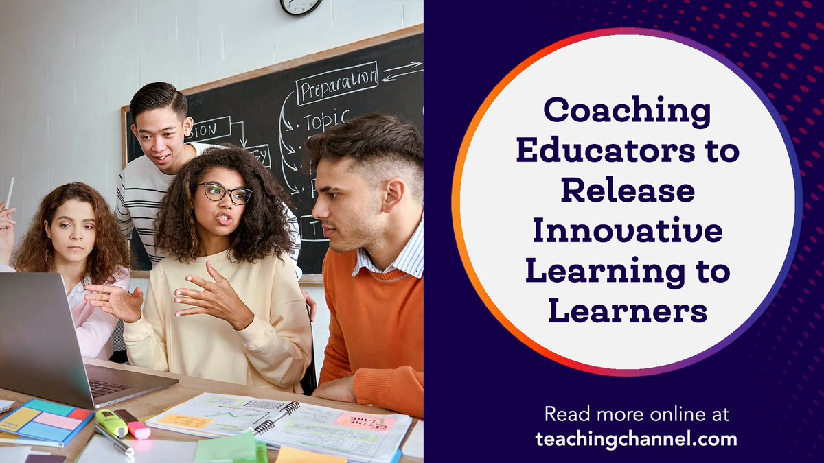Teaching Channel (@teachingchannel) on Twitter photo As educators, our ultimate goal is to prepare students to innovatively use knowledge to be effective in their life!
<a href="/chemelnalis/">Cherry-Anne Gildharry</a> shares how you can coach teachers to release innovative learning to your students: bit.ly/47zAKaa.
#instructionalcoaching #innovation As educators, our ultimate goal is to prepare students to innovatively use knowledge to be effective in their life!
<a href="/chemelnalis/">Cherry-Anne Gildharry</a> shares how you can coach teachers to release innovative learning to your students: bit.ly/47zAKaa.
#instructionalcoaching #innovation