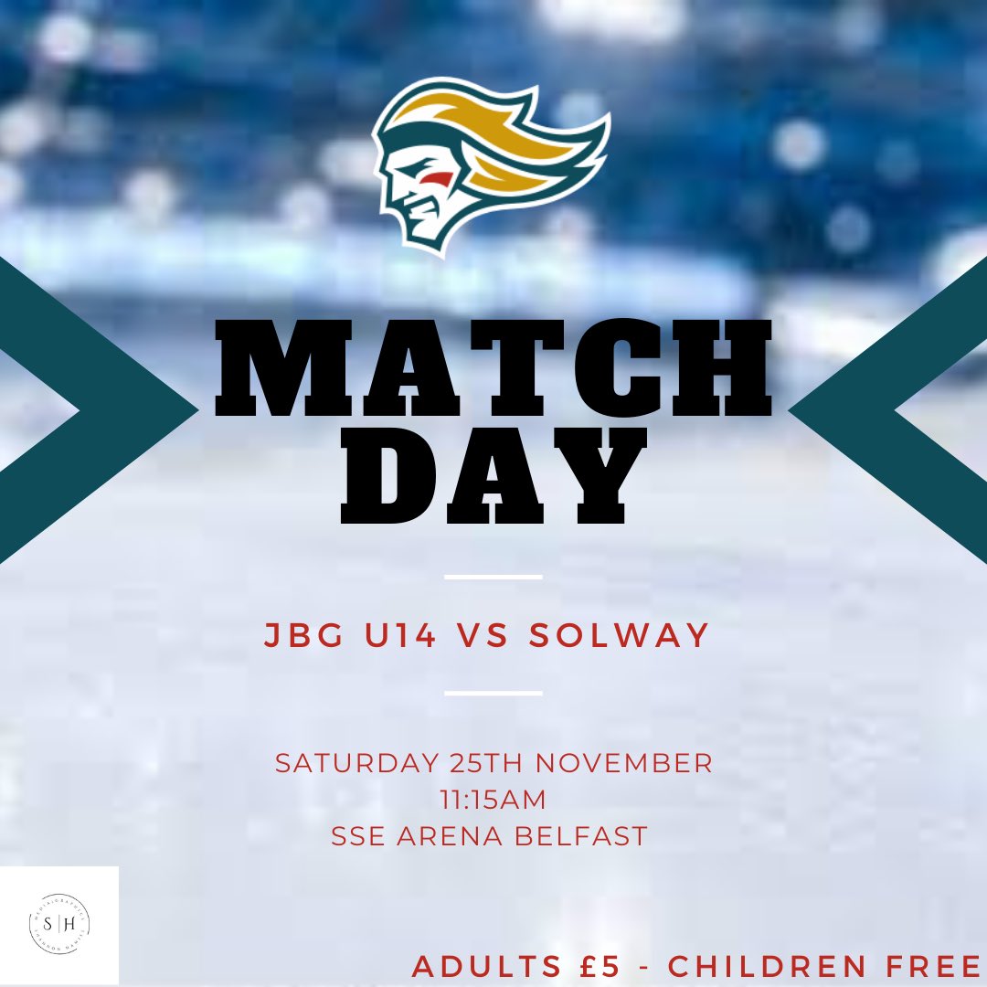THIS SATURDAY⬇️

🏒14s vs Solway
⏰11:15
📍SSE Arena
🎫 £5 for adults (children free)

Come down and support the juniors!