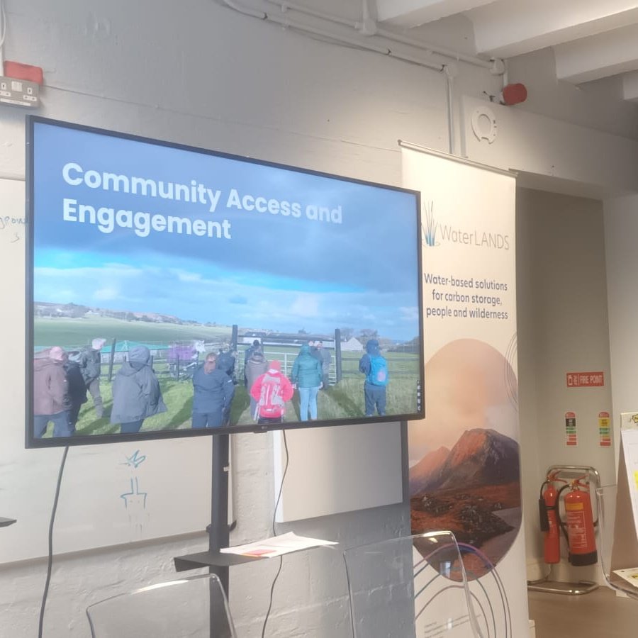 We have had a busy few days of learning! At @ICSAIreland's Farmers Meeting, Stuart Gee presented on the carbon farming framework. The theme of carbon credits continued at the @PeatlandFinance workshop with @WaterLANDS_EU - an important topic often asked about by project farmers.