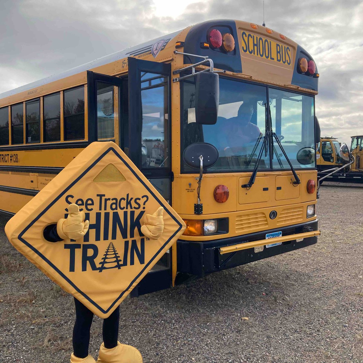 #TipTuesday Busses and other passenger transport vehicles usually have to stop at ALL crossings to ensure the tracks are clear of oncoming trains.
Always be prepared to stop at a crossing to keep drivers and passengers safe in these vehicles!