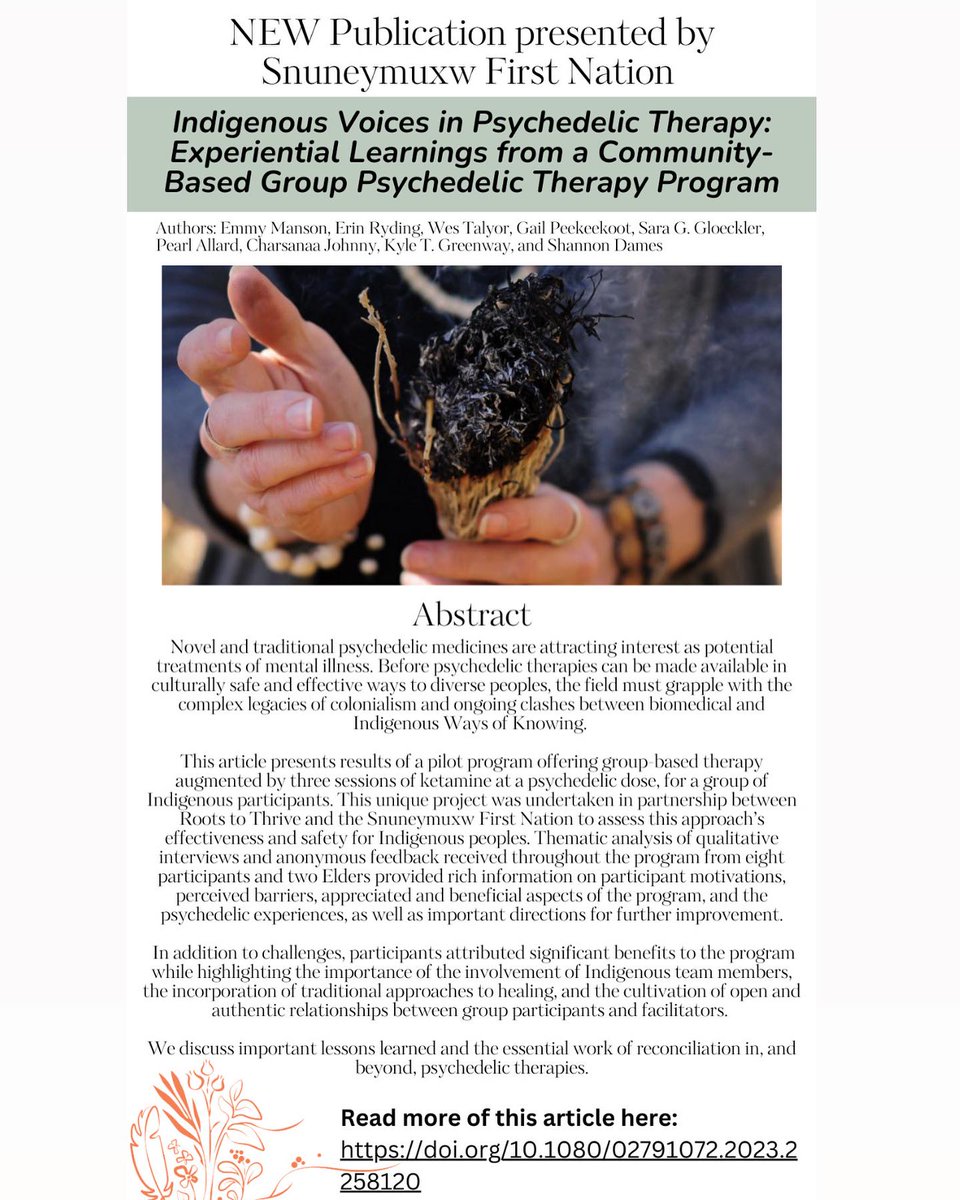 BC NEIHR (@bcneihr) on Twitter photo Check out this new publication presented by <a href="/Snuneymuxw/">Snuneymuxw First Nation</a> First Nation!
This project was partially funded through grants from the BC NEIHR to support the project development and management.
Link to publication: tandfonline.com/.../10.../0279… Check out this new publication presented by <a href="/Snuneymuxw/">Snuneymuxw First Nation</a> First Nation!
This project was partially funded through grants from the BC NEIHR to support the project development and management.
Link to publication: tandfonline.com/.../10.../0279…