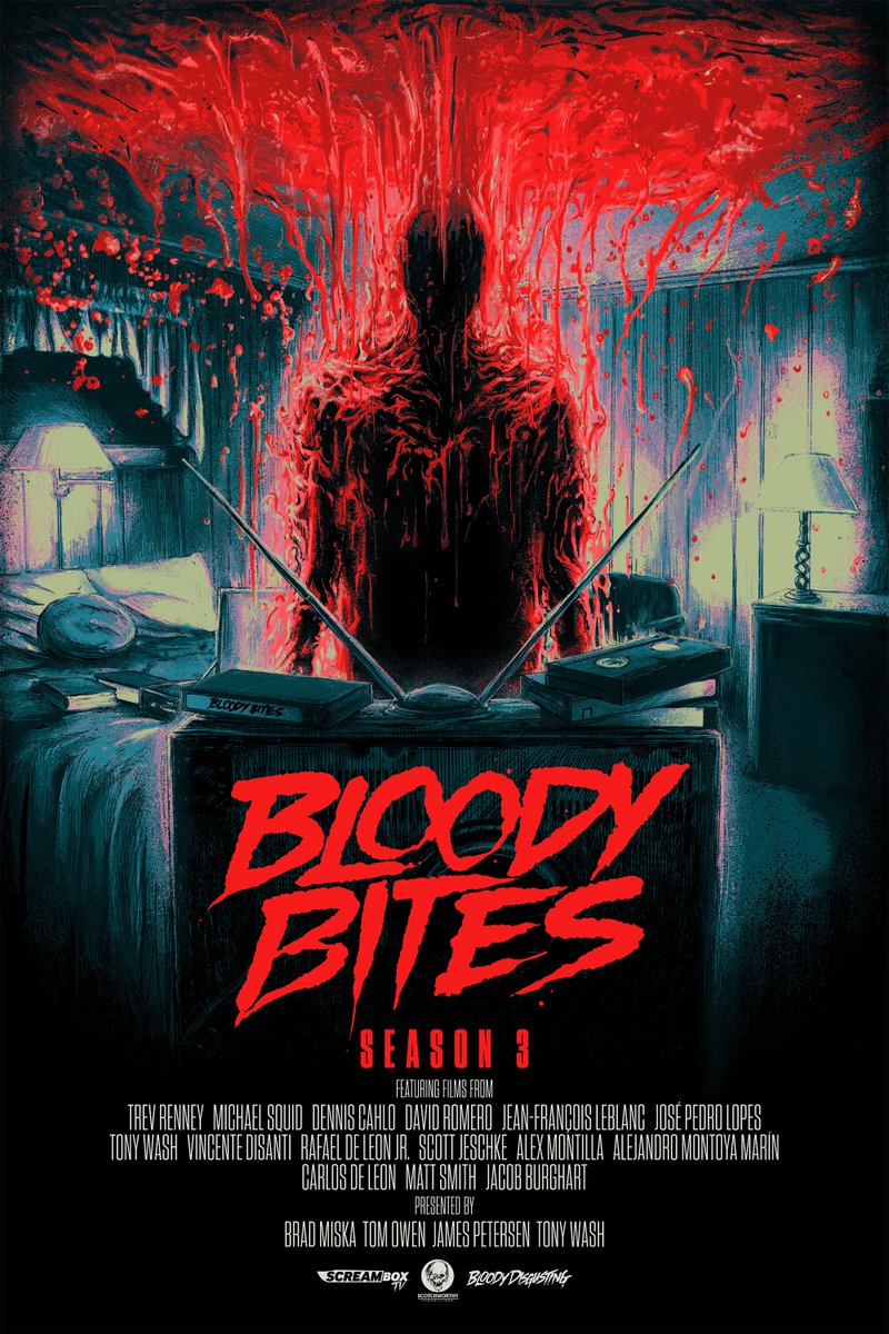 Just got the credited poster art for season 3 of Bloody Bites, my short The Chrysalis is in episode 4, some great ones including Matt Smith's The Altruist (ep 3) and Jean-François Leblanc's Landgraves (ep 5) are amazing as well!