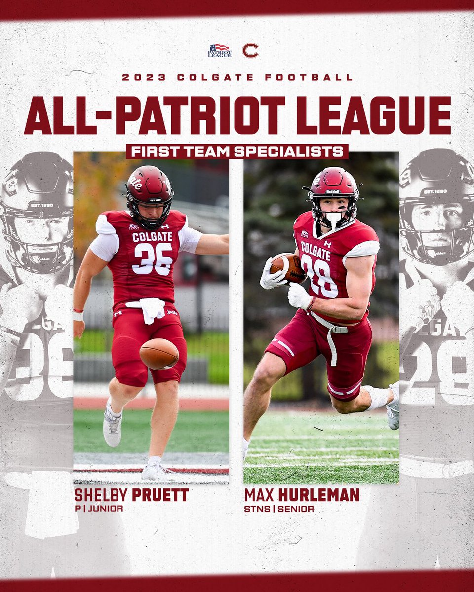 ColgateFB's tweet photo. Congratulations to our 🔟 Raiders who earned spots on the All-Patriot League first and second teams 👏👏👏👏
#GoGate | #ThreeForTheGate https://t.co/VG7CqORADD