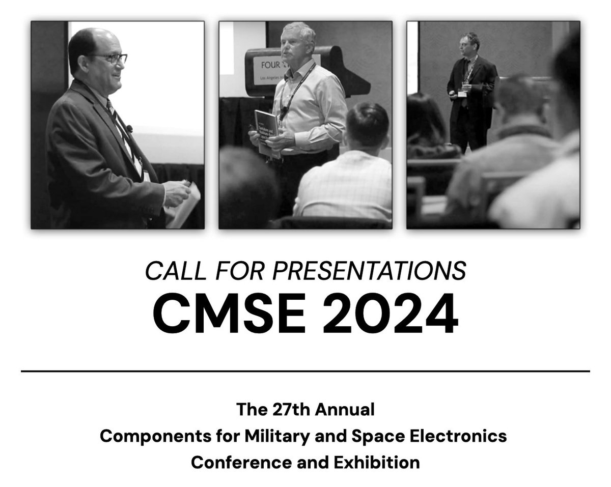 CmseConference's tweet image. Call for presentations #cmse2024

mailchi.mp/tjgreenllc/cms…