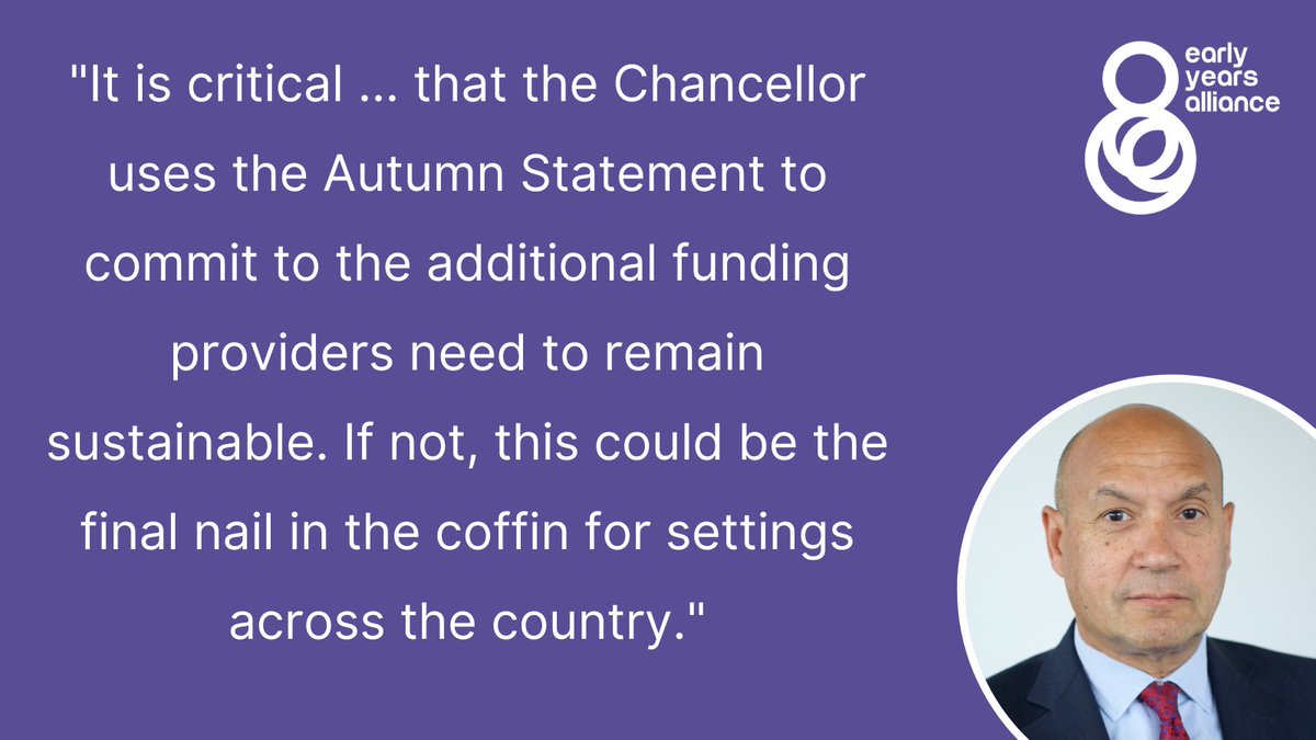 EYAlliance's tweet photo. The Alliance is warning that it is vital that early years funding is increased in line with these wage rises. 

You can read our full comments here: https://t.co/4R9o9FABnv https://t.co/FC3PVfKfHd
