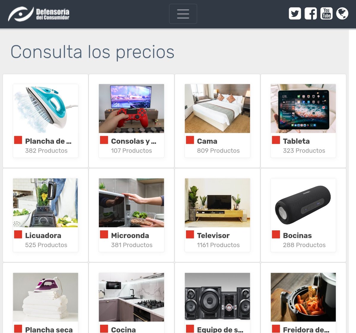 rasalazar4's tweet photo. #PlataformaCOMPARA | Esta temporada de Viernes Negro, consulta la plataforma COMPARA, con más de 1,500 precios de productos como electrodomésticos, aparatos electrónicos y enseres del hogar. #EvitaEngaños
https://t.co/DRQbERkg3C
@Defensoria_910 https://t.co/0CCsOpJEZ0
