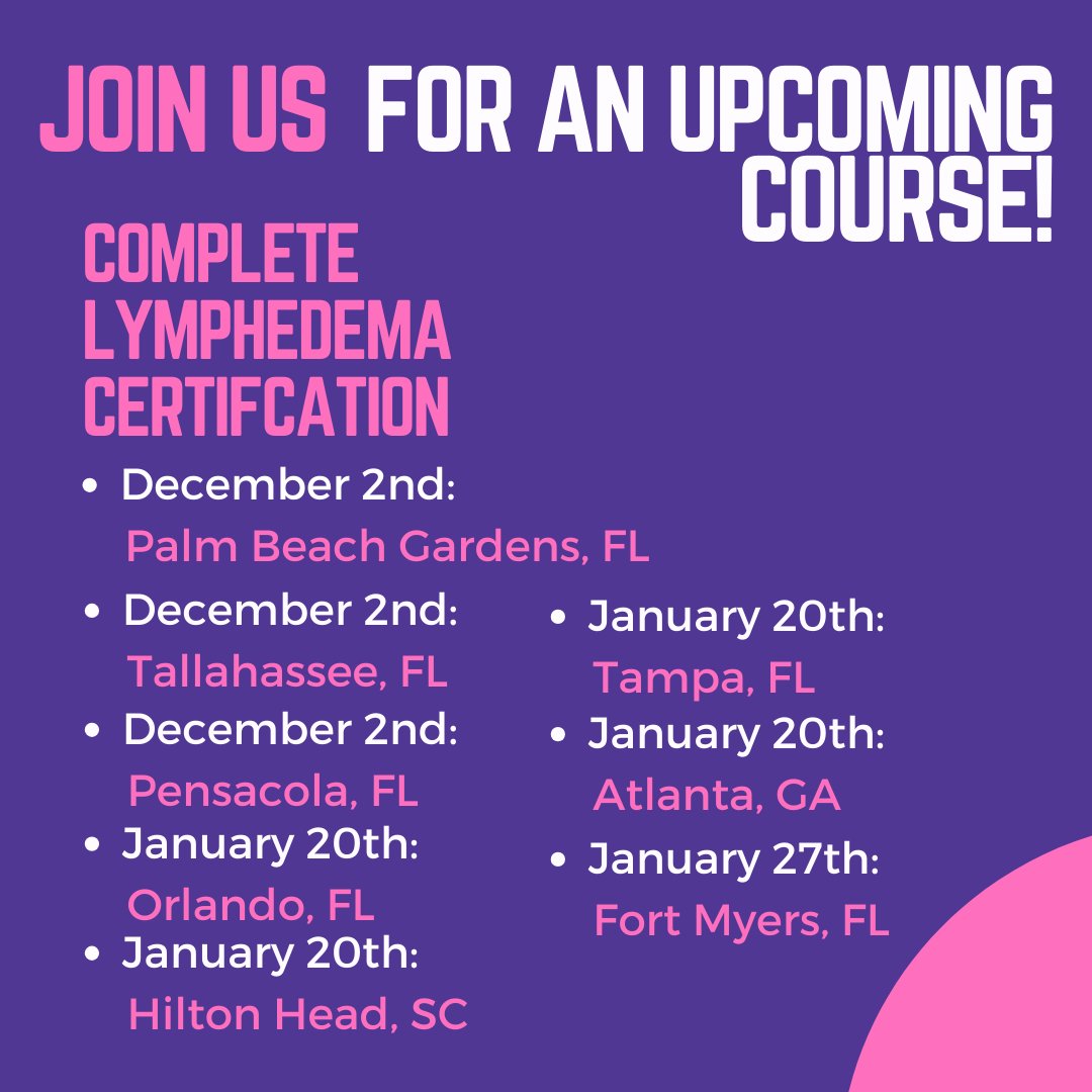 ACOLSFlorida's tweet photo. Join us for an upcoming course approved by these nursing boards!
.
#acols #nursing #mld #lymphedema #mldcertification #vodder #education https://t.co/Dc8eCObrAl