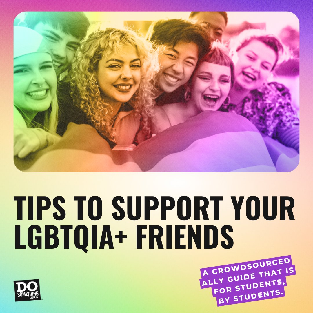We're STRONGER together 💪🏾 Take a moment this #TransgenderAwarenessMonth to reshare our DoSomething crowdsourced LGBTQIA+ allyship guide that's created for young people, by young people: #TransLivesMatter #LetsDoThis dosomething.org/us/articles/we…