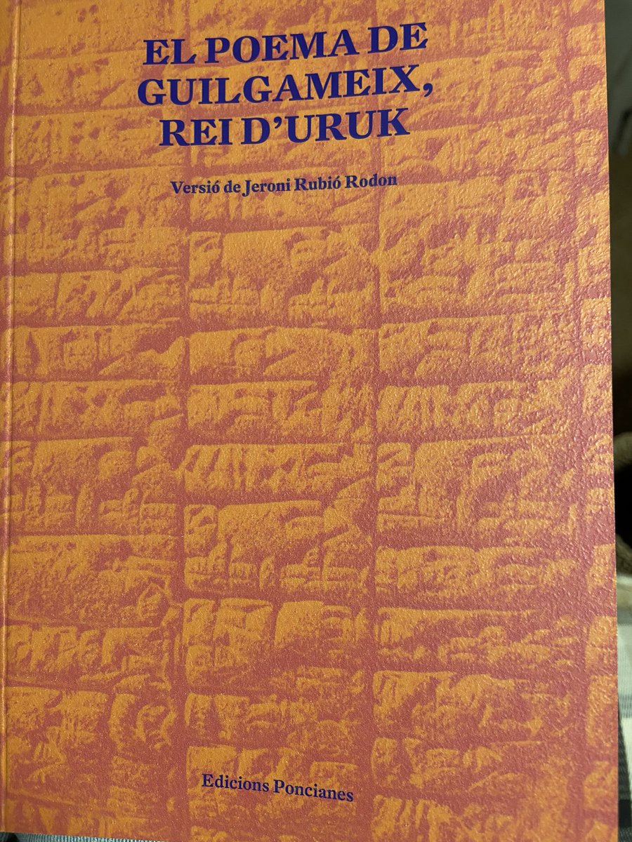 En uns temps durs, temps de malaltia, mai no m’hauria pensat fins a quin punt em podia acompanyar i, sobretot, interpel·lar l’obra més antiga de totes, “El poema de Guilgameix”, en versió de Jeroni Rubió i magníficament editat per <a href="/Poncianes/">Edicions Poncianes</a>: “Oblida la mort i busca la vida”.
