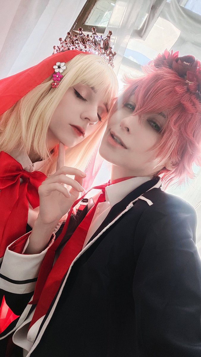 With my <a href="/go_v_podval/">Gorodetsky 🍕</a> ♥️

#DIABOLIKLOVERS #DiabolikLoverscosplay  #YuiKomori #YuiKomoricosplay #AyatoSakamaki #AyatoSakamakicosplay #コスプレ #cosplay