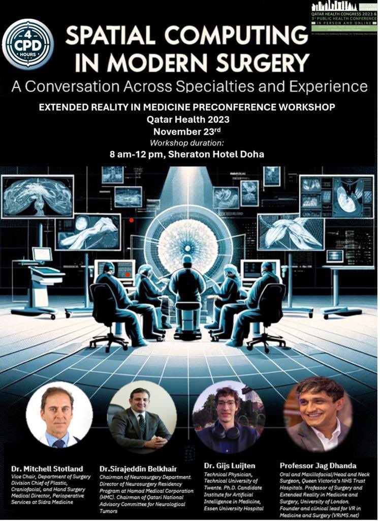 XR hubs in India but a quick chat with the Qatar health group