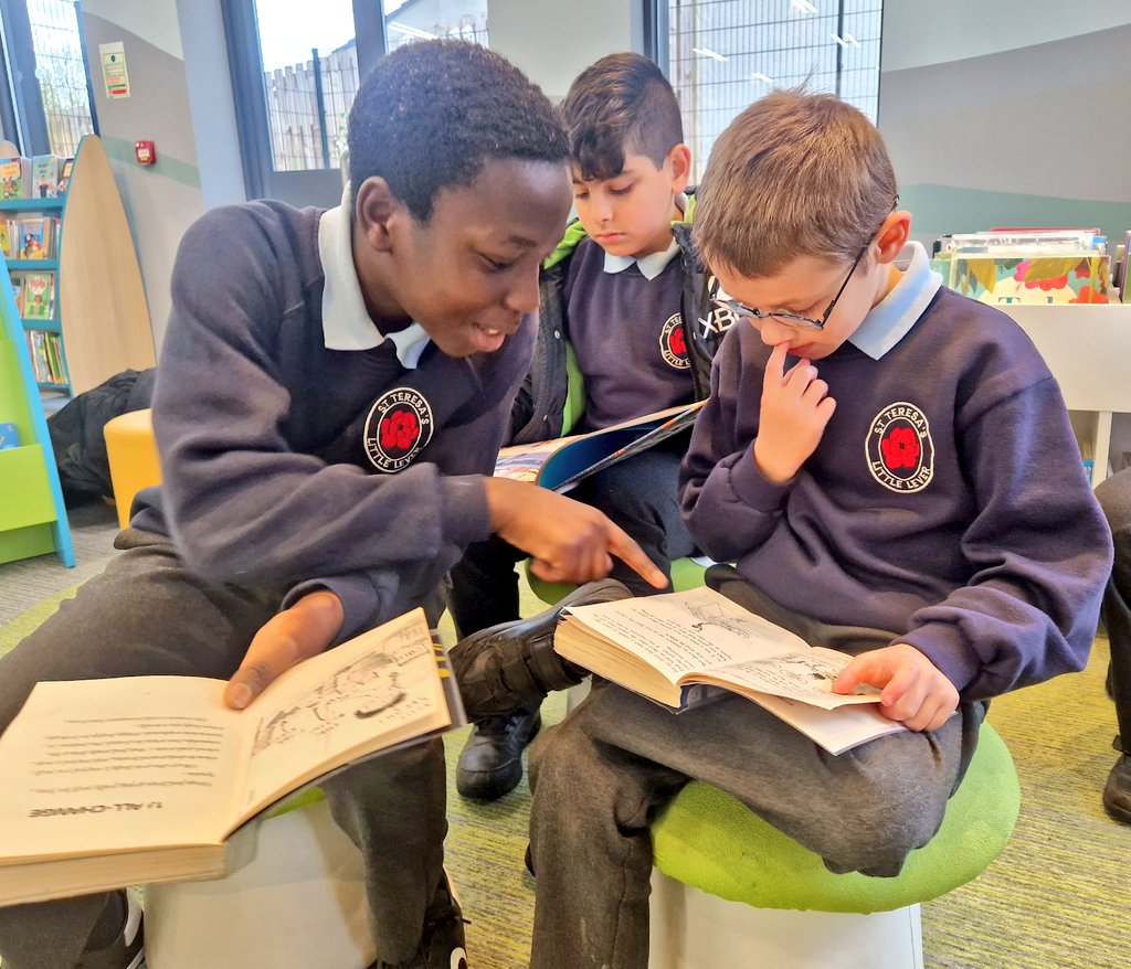 StTeresasLL's tweet photo. We always love our regular trip to  #LittleLever #Library! #lovereading @BoltonLMS Thank you for making us so welcome! https://t.co/eQCnkURemV