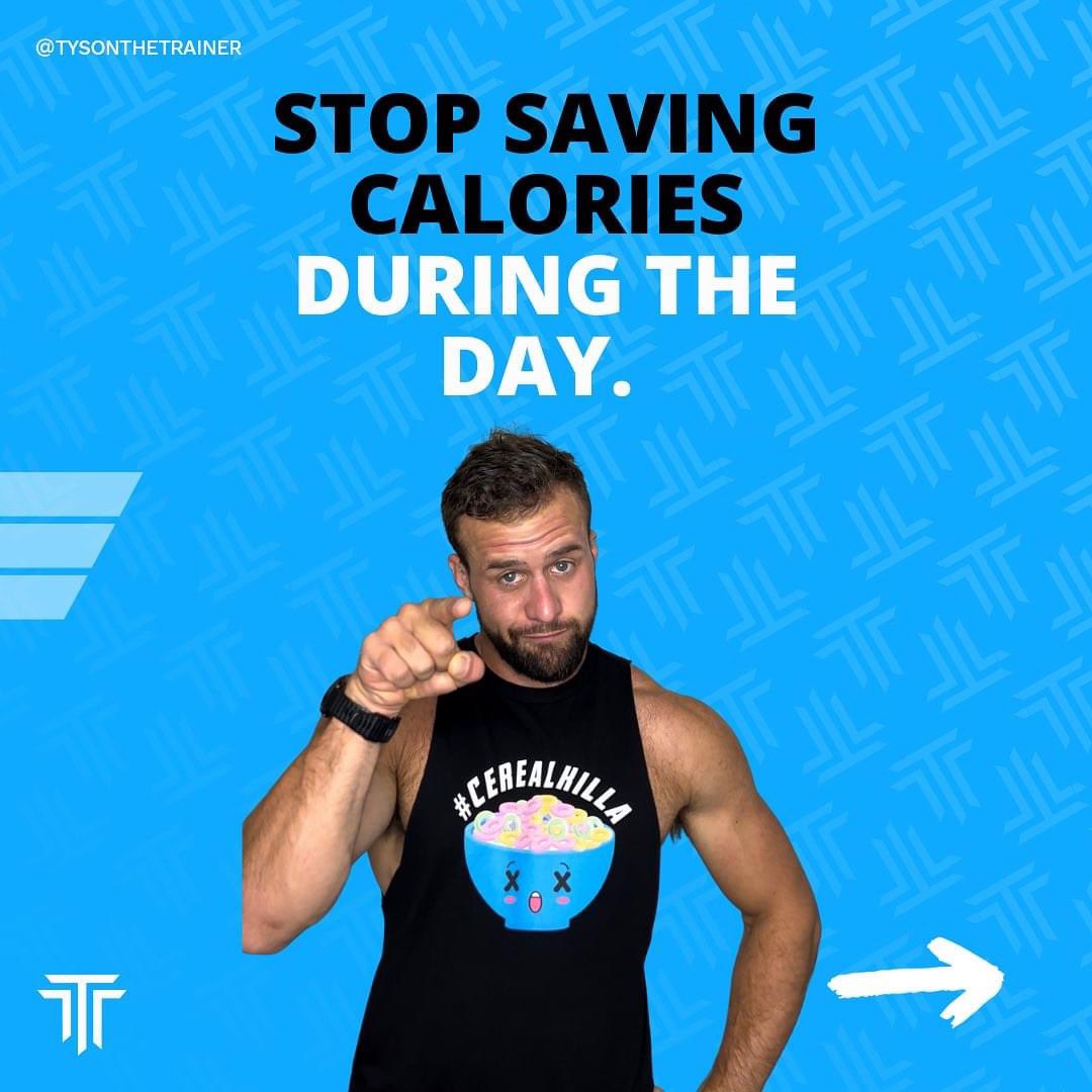 tysonthetrainer's tweet photo. If you struggle with over eating at night, it could be because you’re making this mistake…

#food #dietingtips #nutritiontips #nutritionist #foodie https://t.co/oDkYqbfMji