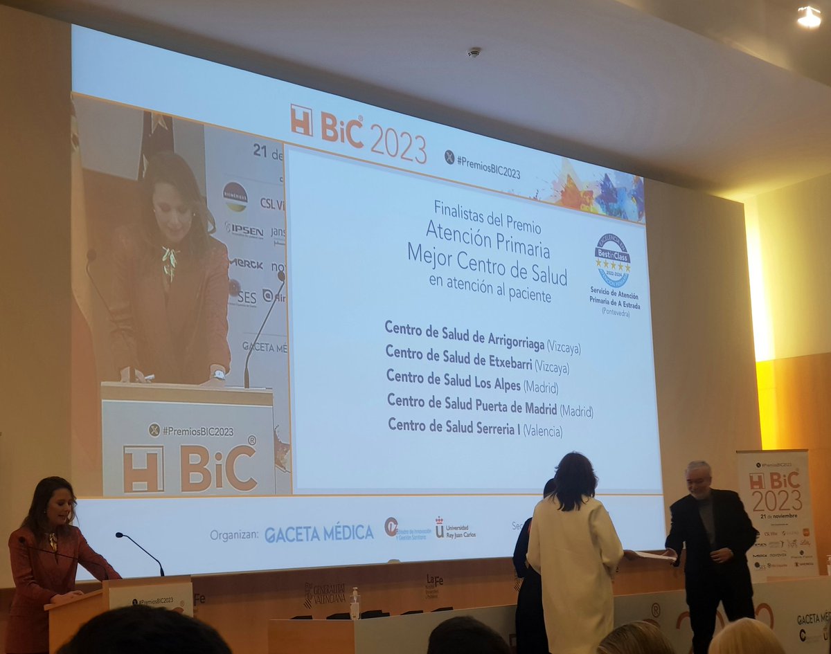 CSSerreria1's tweet photo. Agradecer a @GacetaMedicaCom el reconocimiento a nuestro equipo al ser finalistas en los #PremiosBIC2023
Seguimos trabajando por la mejor calidad a nuestros pacientes. https://t.co/JinYk1wXH8