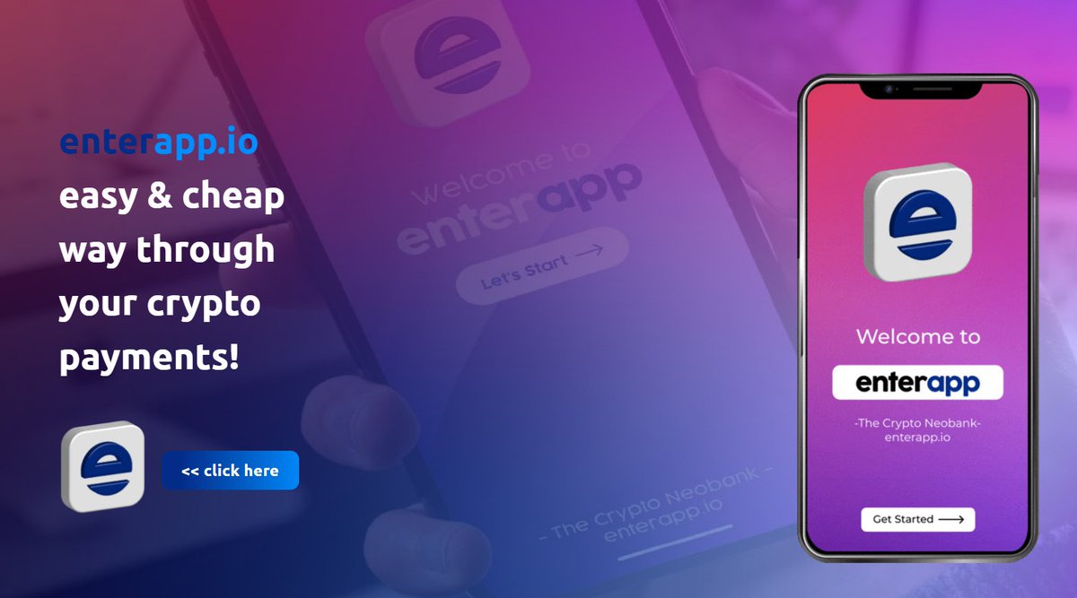 Enterapp_io's tweet image. Our new enterapp.io homepage has gone online! ✅Check out our next project which will be #Web3📷 solutions running on
@polygon and will managing #cryptopayments in the future!