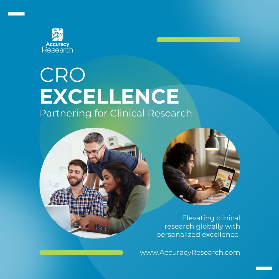 AccuracyCRO's tweet photo. 🌐 Distinguished by our commitment to excellence, @AccuracyResearch offers personalized clinical research services with a global perspective.

Our personalized approach, expertise, and global reach make us a trusted partner for success in the dynamic field of clinical research.🔬 https://t.co/hj2SEXNOQL