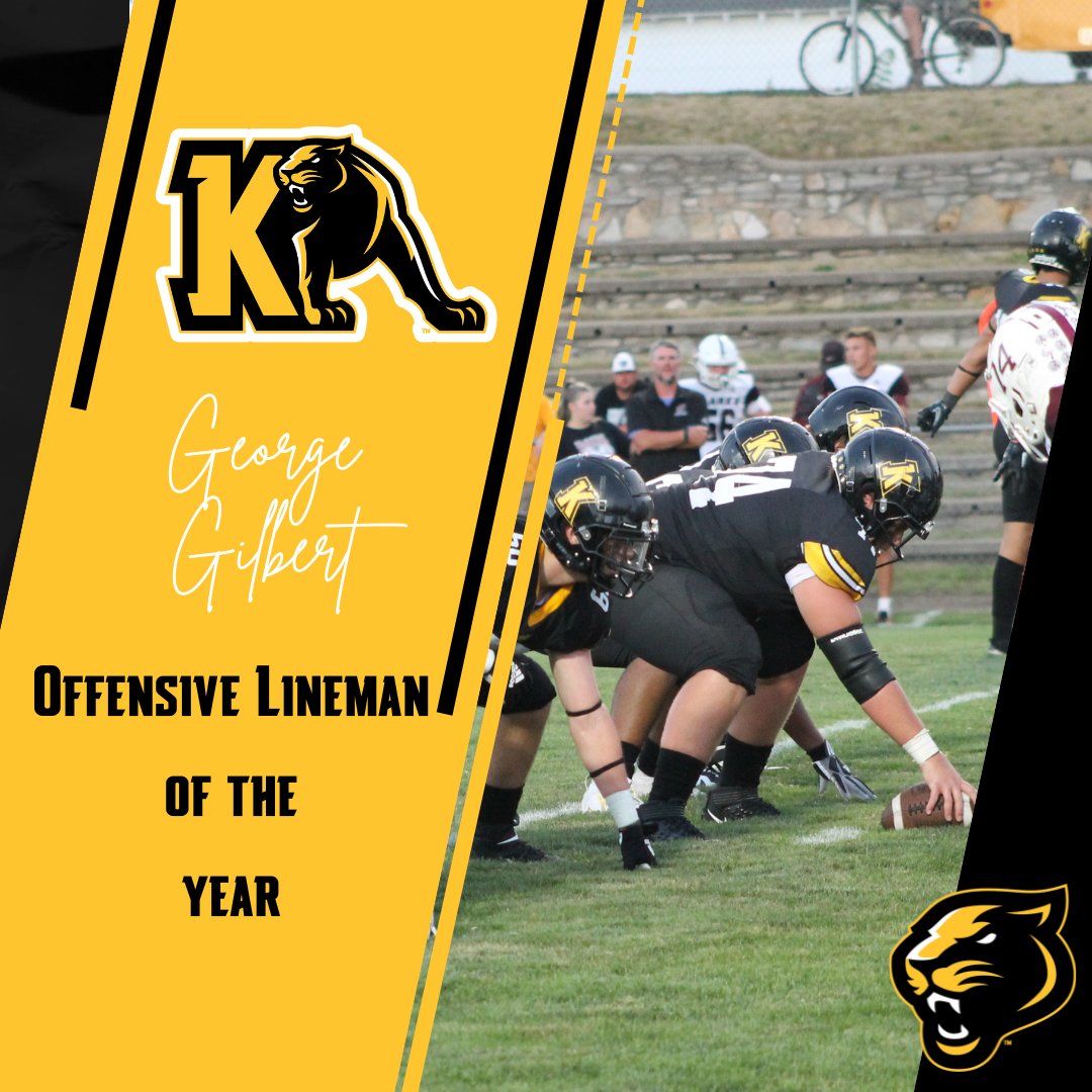 Congrats to George Gilbert on being our Offensive Lineman of the Year! #ACEU