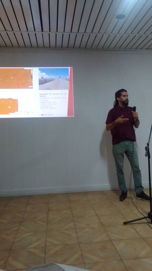 CCopextel's tweet photo. ♦️FÓRUM♦️
👉🏻 “Diseño de SFV en ambiente salino”.
Michael Abreu Bouza Mayor👈🏻
#CopextelEcosolEnergía
#CopextelInnova https://t.co/ysl4OMVZ49