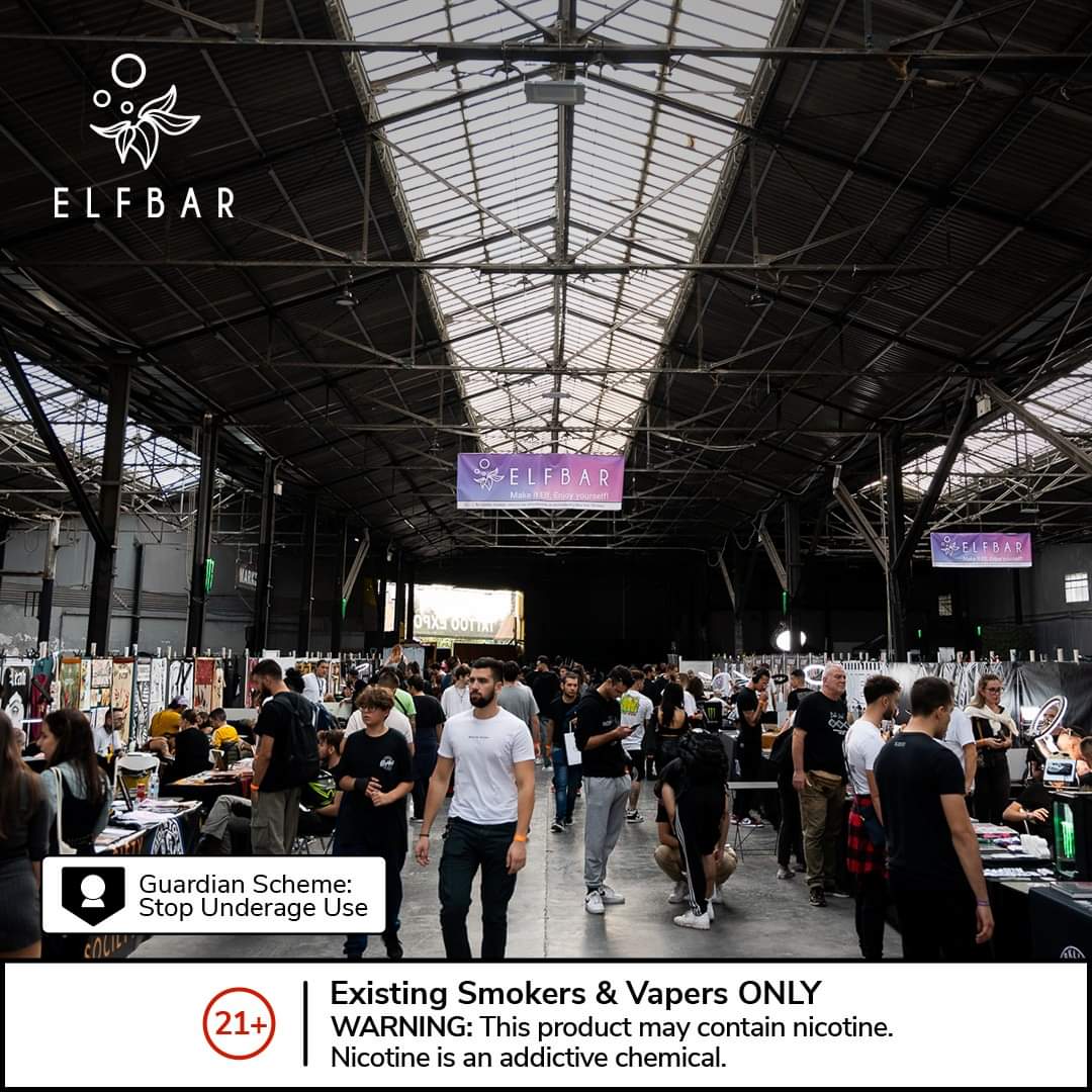 Do you know anything yet 

ELFBAR was present at #TattooExpo in Athens Greece
👉Let's experience the unique space and top product quality
 
☎️ 0332076810
📩 akingvietnam@gmail.com

#elfbarbar #disposable  #elfbarworldwide #elfbarvape #elfworld 
#vapeon #vapelife #vapeislife