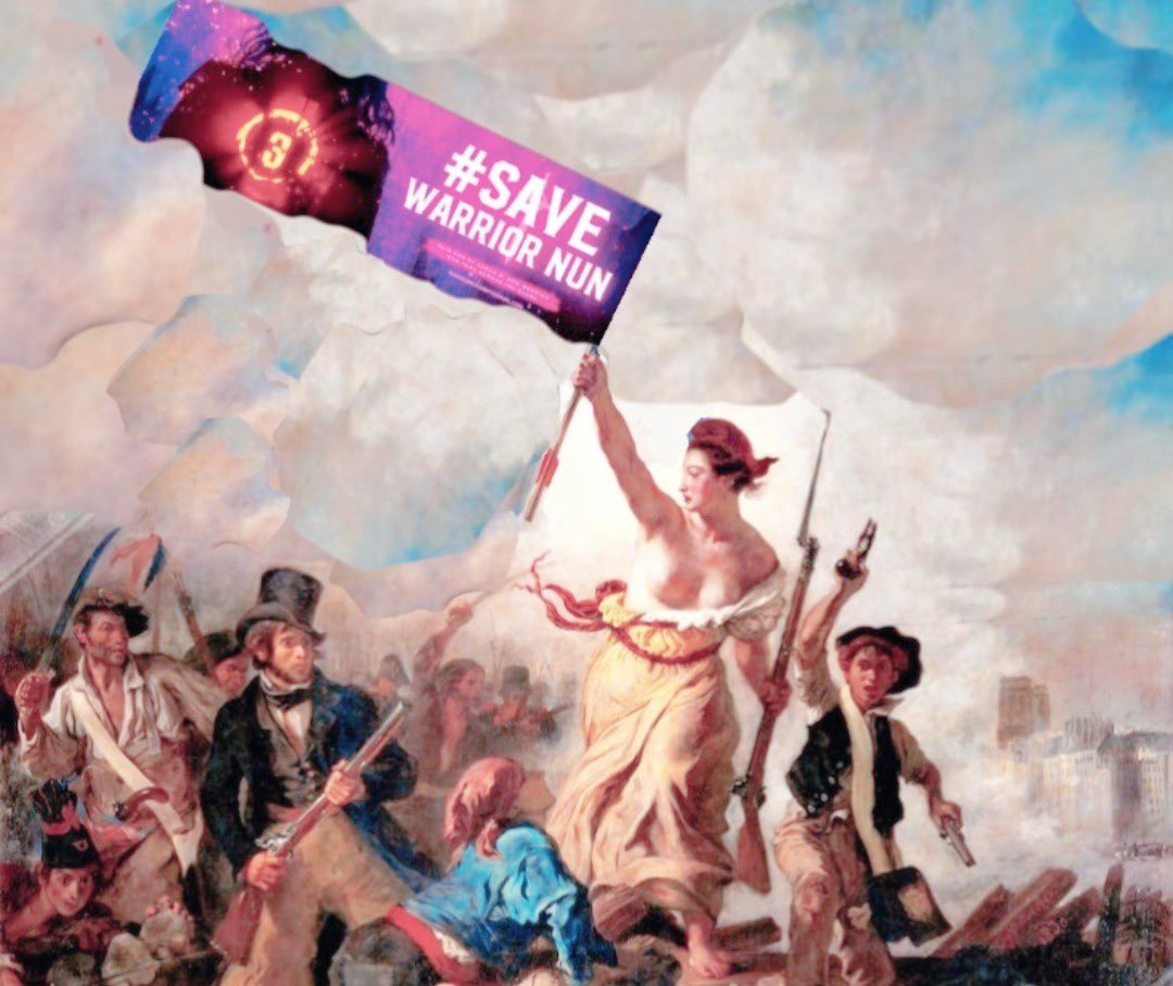 YOUR HEARD #HaloBearers 💓💪
TIME TO RISE &amp; BE LOUD AGAIN !!! 

#SaveOURWarriorNun 
#WarriorNun 
#WarriorNunLove