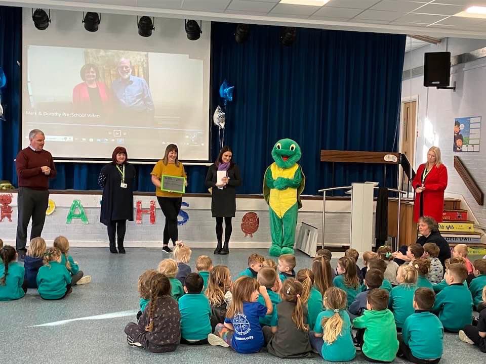 It was fantastic to celebrate our PATHS Pre-School Model Status in an assembly this morning. PATHS has had a positive impact on the social and emotional understanding of our young learners. Many congratulations to our Flying Start team. <a href="/WG_Education/">Welsh Government Education</a> <a href="/SchoolsPembs/">Blant Ysgolion Sir Benfro/Children & Schools Pembs</a> <a href="/PATHSEdUK/">PATHS® Programme for Schools (UK Version)</a>