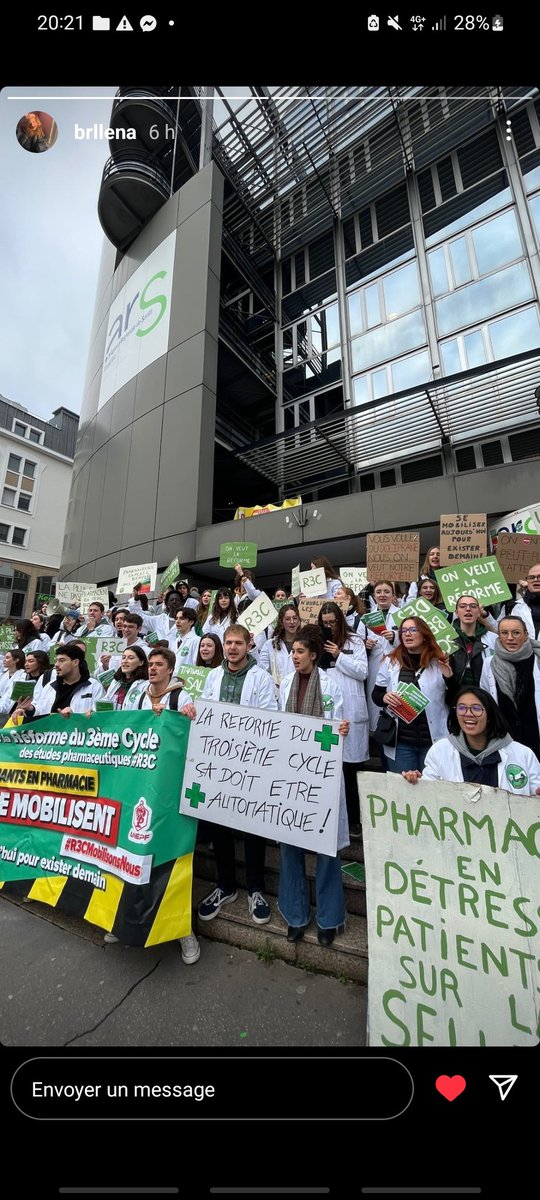 A ~ (@eniiima_) on Twitter photo 📣 J'étais présent aujourd'hui à la mobilisation de Reims et Nancy pour la #R3C !
7️⃣ ans c'est long, très long même ! Alors bravo aux étudiants en pharmacie, et merci <a href="/AepReims/">AEPReims</a> et <a href="/aaepn54/">AAEPN- Pharmacie Nancy</a> pour leur motivation jusqu'au bout afin de lutter pour l'application de cette #réforme 🚨 📣 J'étais présent aujourd'hui à la mobilisation de Reims et Nancy pour la #R3C !
7️⃣ ans c'est long, très long même ! Alors bravo aux étudiants en pharmacie, et merci <a href="/AepReims/">AEPReims</a> et <a href="/aaepn54/">AAEPN- Pharmacie Nancy</a> pour leur motivation jusqu'au bout afin de lutter pour l'application de cette #réforme 🚨