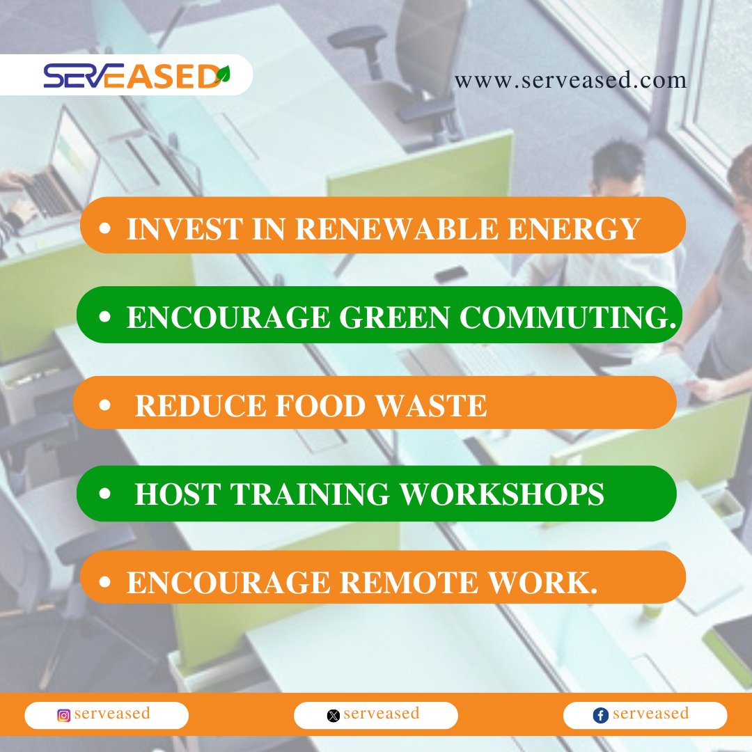 serveased's tweet photo. Sustainability can be achieved in your workplace too.
Swipe left to see the things you can do to be a part of sustainability.

Remember, we are all we have.
#serveased#sustainability #sustainabilitymatters #socialresponsibility #canada #earth #givingback #givingbacktothecommunity https://t.co/daLlG0wzah