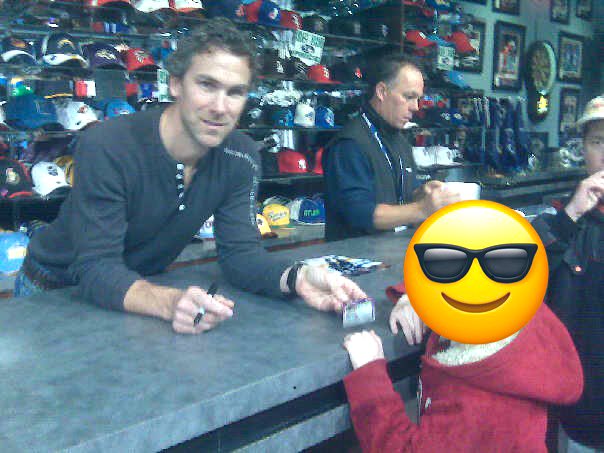 14 years ago we got Trevor’s autograph. My son thought it was pretty cool 😎