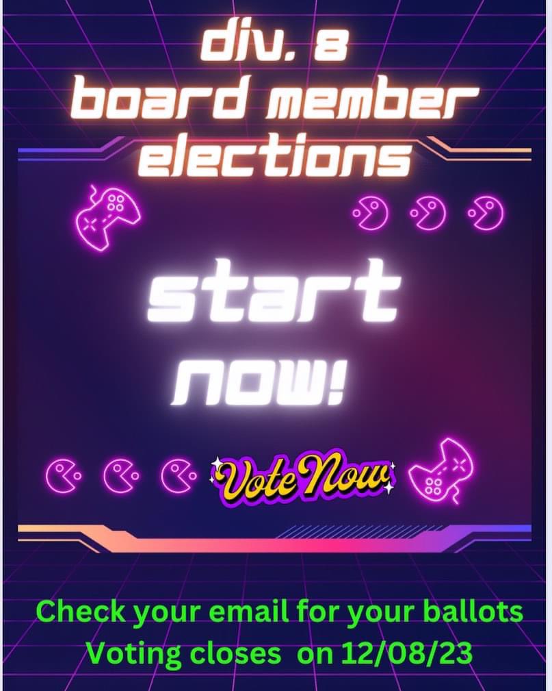 npsych_8's tweet photo. @CPA_psych Division of #Neuropsychology Members: it’s time to vote for your new board members! Check your email for your ballot. Voting closes on 12/08/2023. https://t.co/p5QitFKnvN