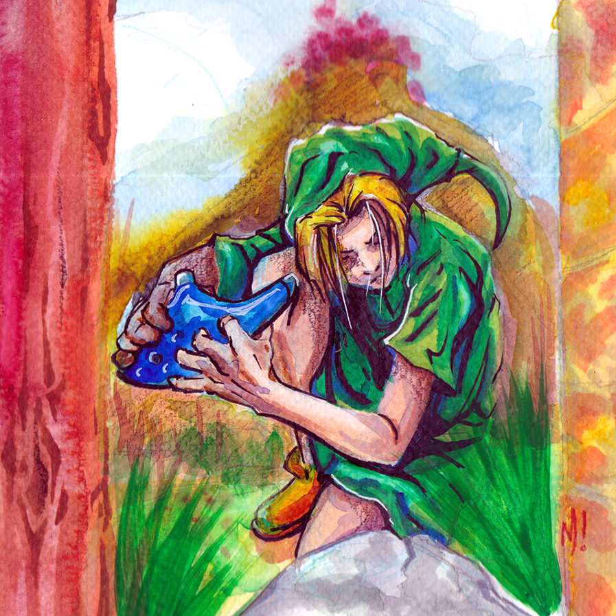 Have, y'all checked out Link's new flute album, New Blood Moon? My favorite track is " That time in Goron City when I turned into a moblin and started snorting uncontrollably, That was a crazy time"  #NewBlueMoon #Andre3000 #legendofzelda #Link