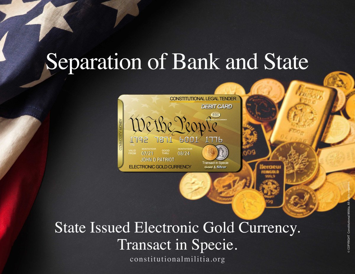 The Constitution delegates to the General Government plenary power to reform the monetary and banking systems—to reintroduce silver and gold as the government's exclusive media of exchange, to separate bank and state.