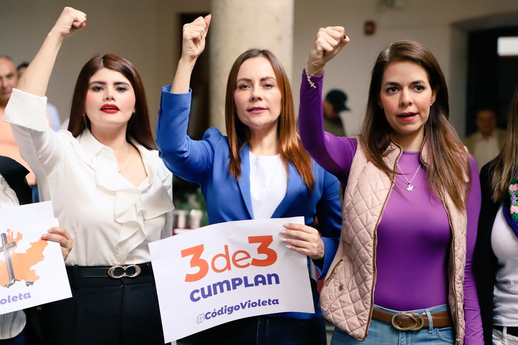 PAN_Jalisco's tweet photo. ¡Ningún violentador al poder! 

La violencia en razón de género se debe erradicar, por esta razón, suscribimos la revisión y revocación del registro de Héctor Álvarez como precandidato a la presidencia de Zapotlanejo.

#CambiemosElRumbo https://t.co/8ln32XX29p
