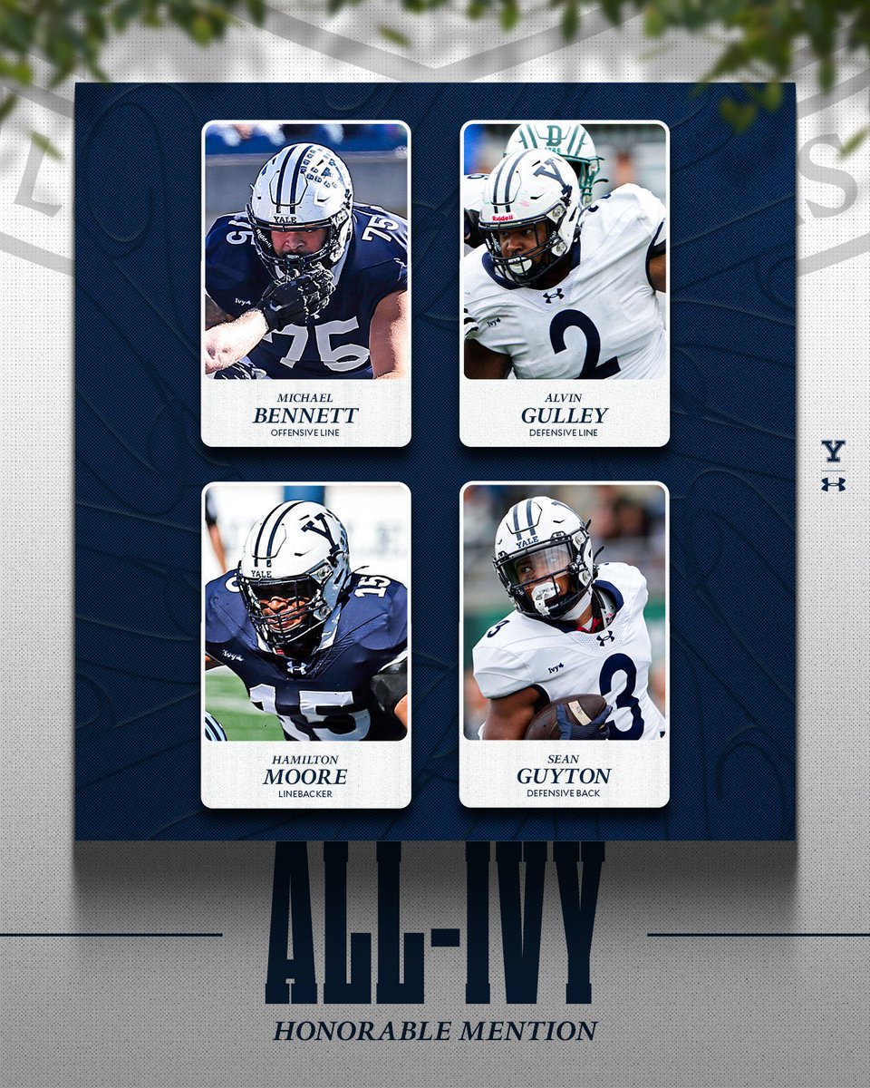 <a href="/HIMBennett22/">Michael Bennett III</a> with the ALL-IVY selection! We are so proud of you, Mikey! 

#EAT