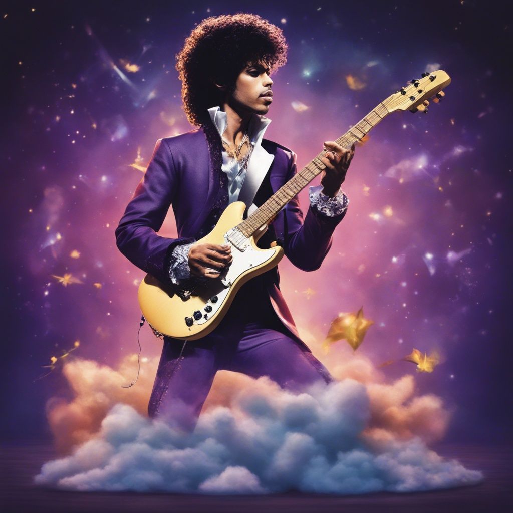 5nine3official's tweet image. During a concert, Prince's guitar mysteriously floated off stage. #PrinceMagic #GuitarLevitation