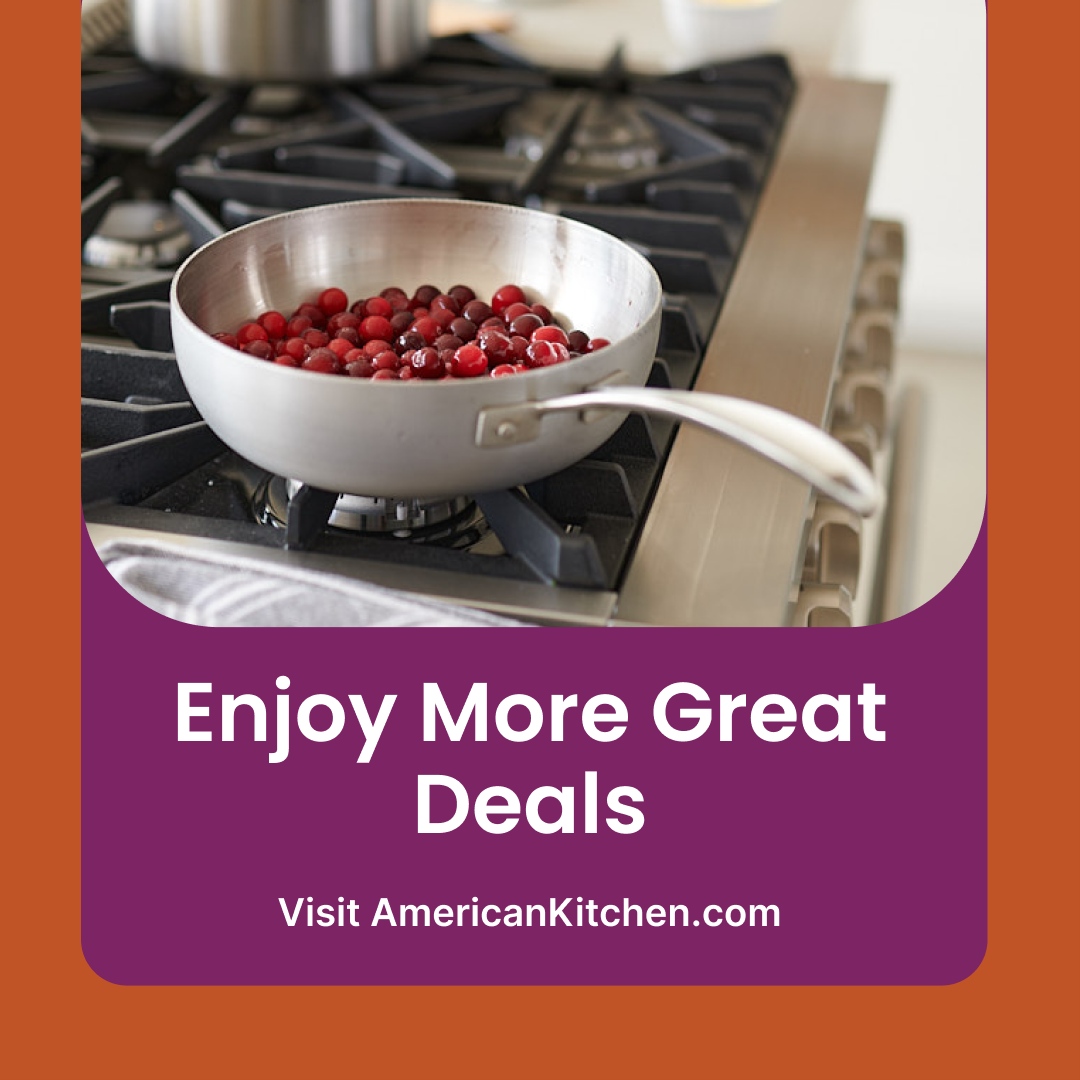 akcookware's tweet image. Ready to spice up your kitchen without burning through your savings? Swipe right to reveal American Kitchen&apos;s sizzling 30% off sale prices on top-notch cookware! 🔥🍳 Don&apos;t miss the chance to upgrade for less. Swipe and shop now! 🛒💨 #CookwareUpgrade #AmericanKitchen