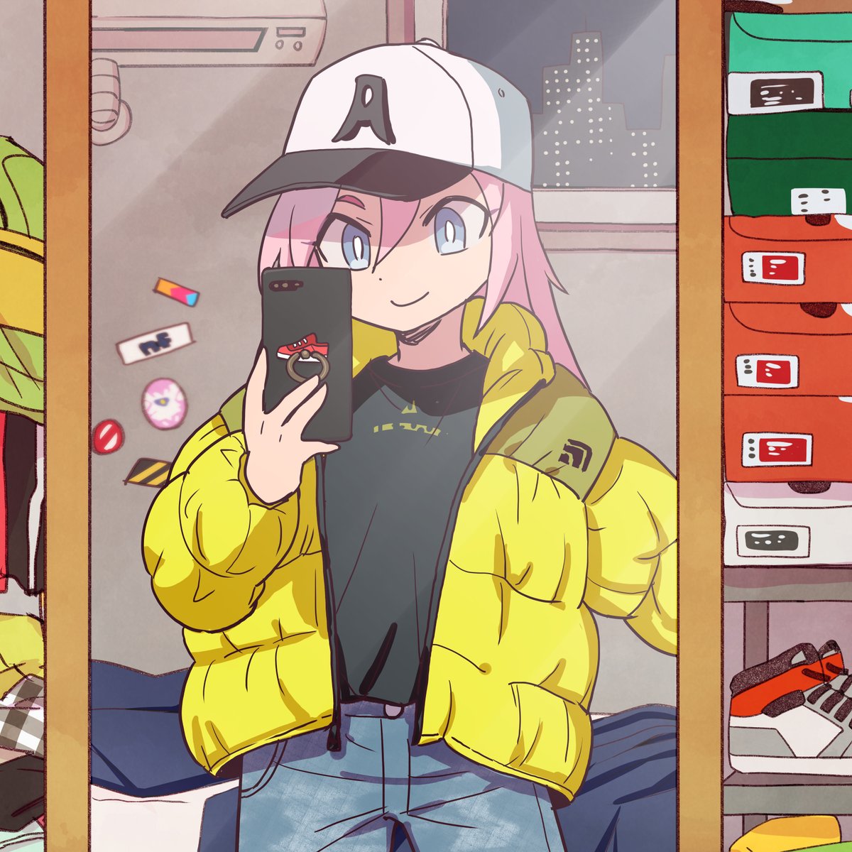Ame (a live-tweeted comic) tweet media