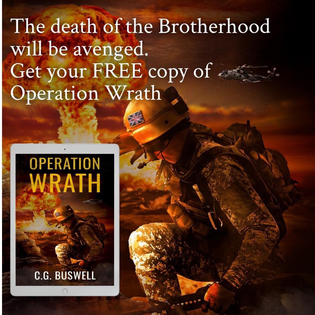 The death of the Brotherhood will be avenged.

Get your FREE copy of Operation Wrath at dl.bookfunnel.com/ronb0lcogs 

 #free #FreeEbook #FreeEbookDownload #freebooks #FreeBookOffer