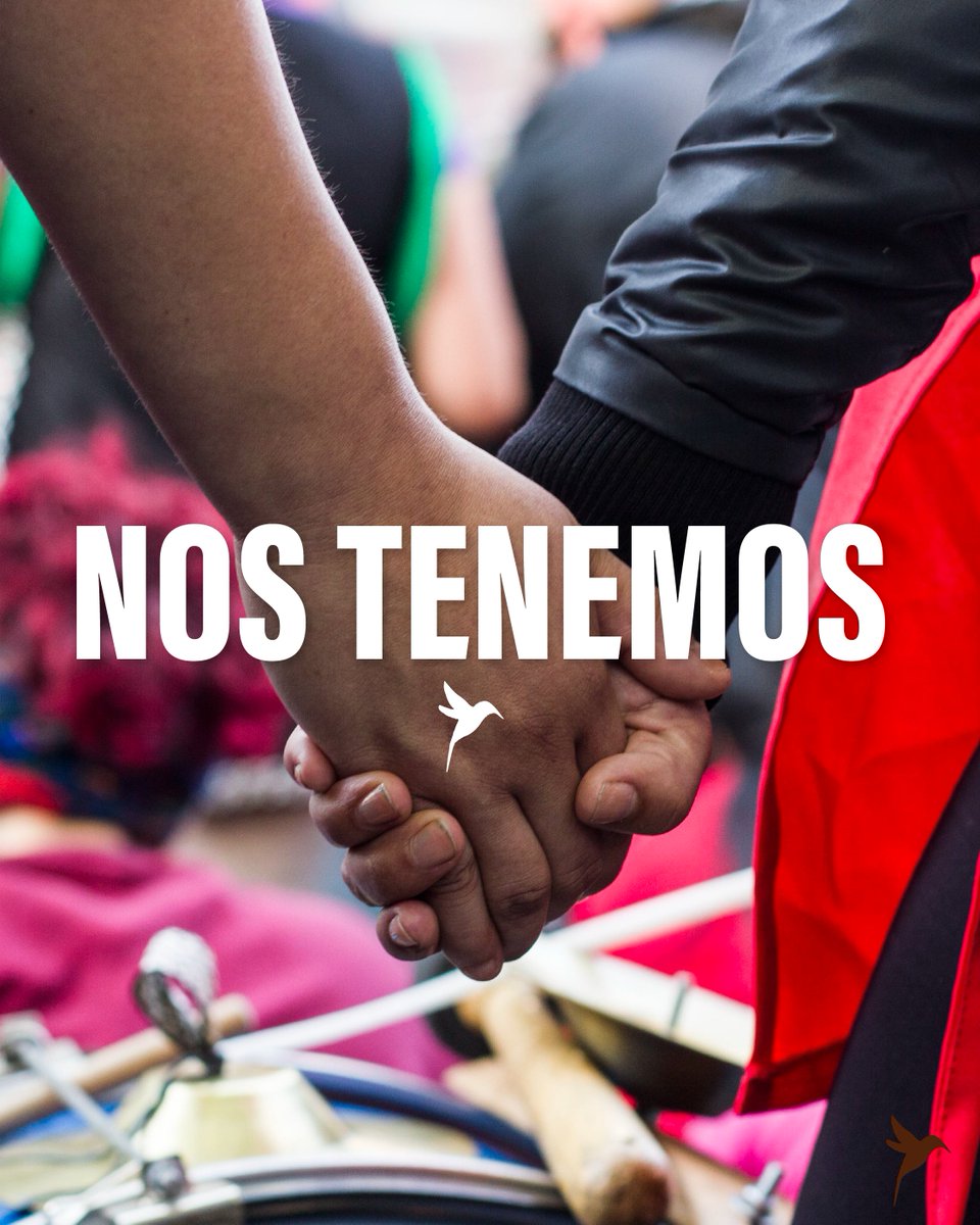 ✊¡Que el porvenir nos encuentre juntes!✊

🔥A sostenernos entre todes, a acompañar, abrazar y caminar juntes.

No nos han vencido, nosotres nos tenemos🫂.