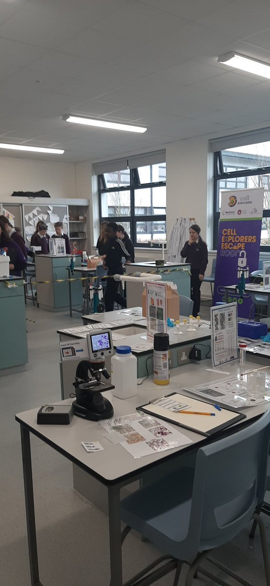 🔬🧬 Exciting news from our TY Biology and Second Year Maths classes! On Friday, Nov 17, our students embarked on a thrilling educational journey in Lab 2, participating in the Cell Explorers Escape Room. 🧩

Hosted in collaboration with Dr. Muriel Grenon and her team from