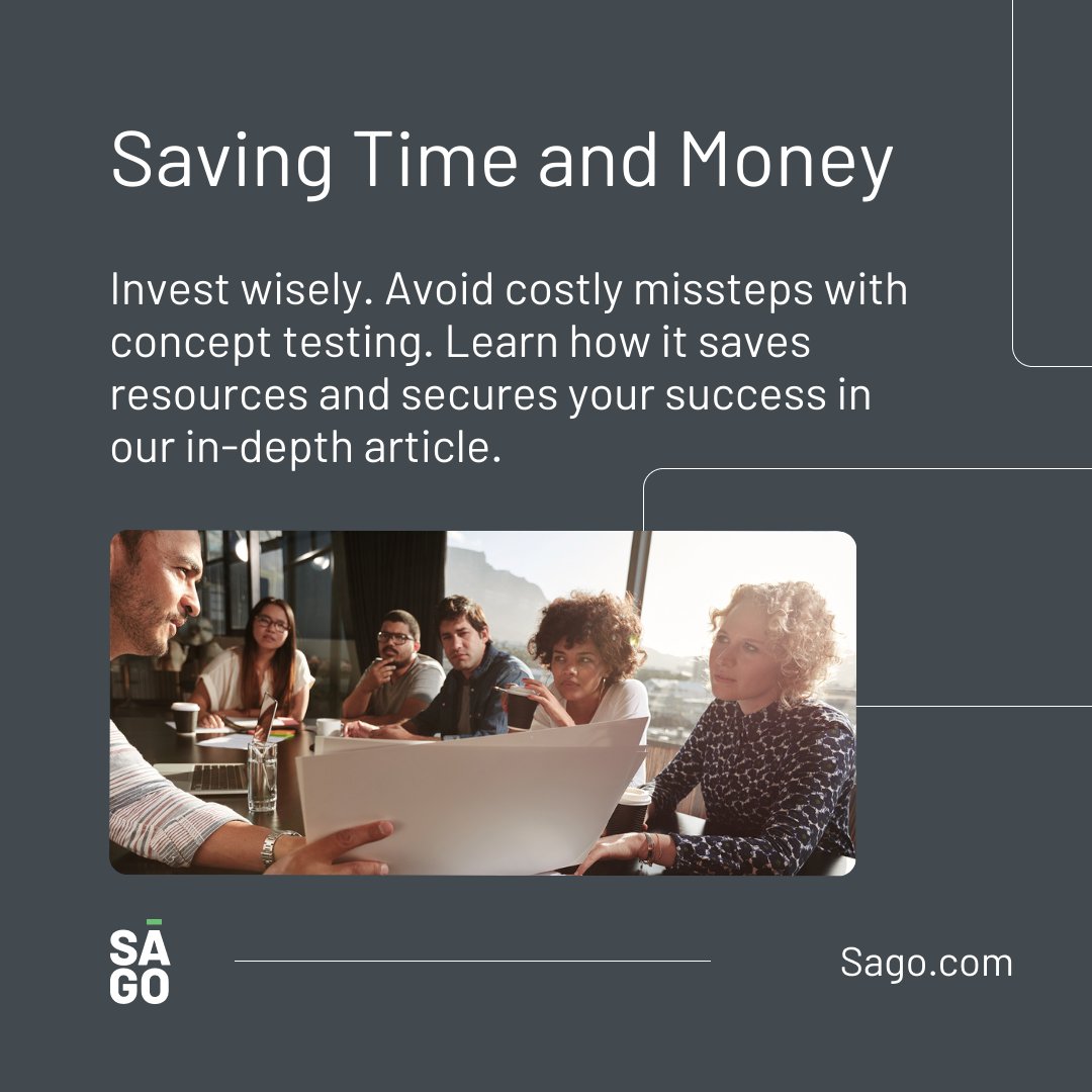 sagomrx's tweet image. Ready to refine and elevate your product pre-launch? Harness the power of concept testing. Our latest blog details 5 essential reasons why it&apos;s crucial for your launch. Read now: bit.ly/40OUeFo

#ConceptTesting #ProductLaunch #MarketResearch #CustomerInsight