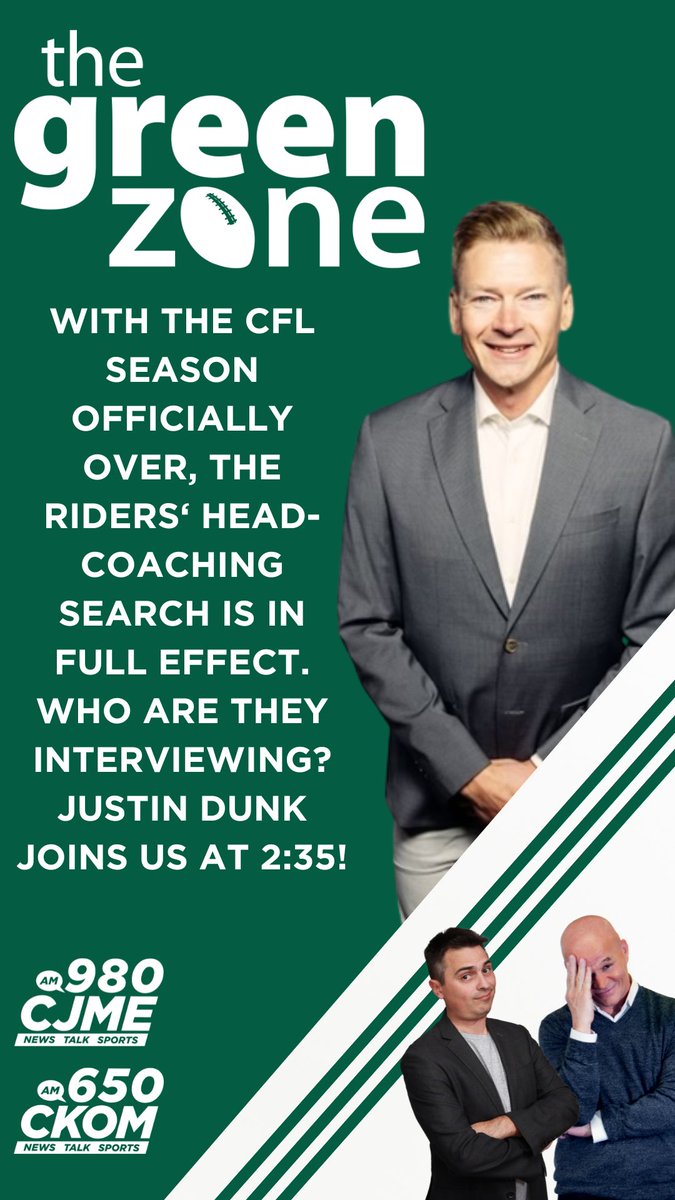 GreenZoneSK's tweet photo. Well hello there! It’s Tuesday and that should be one of your favourite days! Check the lineup:
2:35 @JDunk12
3:05 #TruthOrTrash
3:35 @TSNDaveNaylor
4:05 Football At 4 w/ @BrittonGray
4:35 Dropping The Gloves
5:05 Twitter/X Drama!
We are LIVE right now on @CJMENews @CKOMNews https://t.co/bzCXPAjnKf