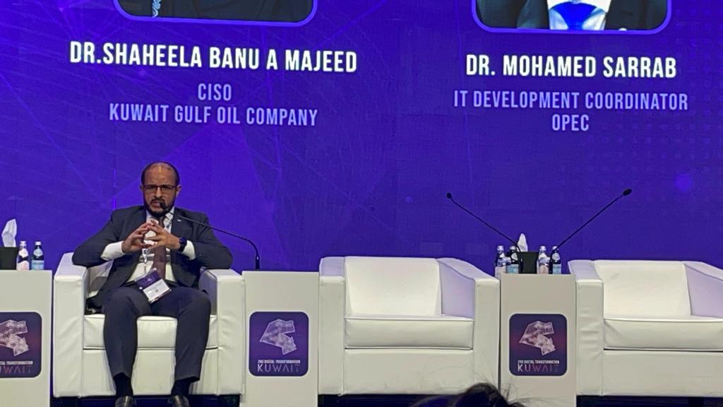 On behalf of the OPEC Secretariat, Dr Mohamed Sarrab, IT Development Coordinator, Data Services Department, participated in a panel discussion at the 2nd edition of the Digital Transformation Kuwait Conference hosted on 20-21 November 2023, Kuwait.