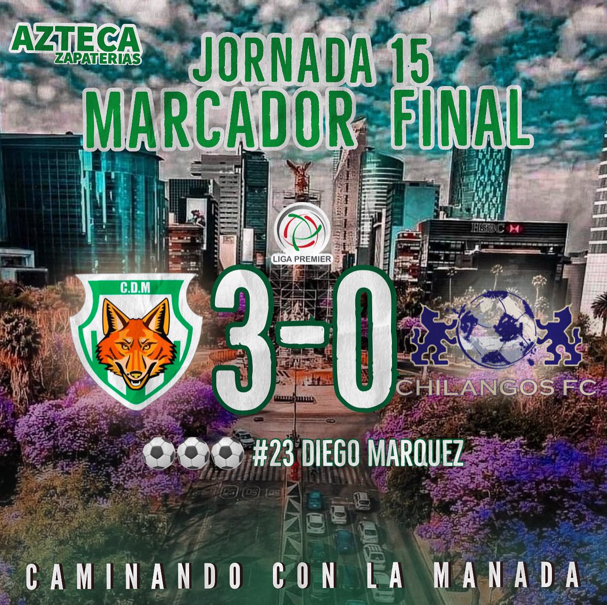 🇳🇬| 𝐄𝐍 𝐌𝐈 𝐂𝐀𝐒𝐀 𝐘 𝐂𝐎𝐍 𝐌𝐈 𝐆𝐄𝐍𝐓𝐄 𝐒𝐄 𝐌𝐄 𝐑𝐄𝐒𝐏𝐄𝐓𝐀!

Los Lobos de Xochimilco se llevan el Derbi de la Capital culminando la primera vuelta del torneo con una victoria que nos motiva a mejorar día con día.

#CaminandoConLaManada 🐺🇳🇬🦊