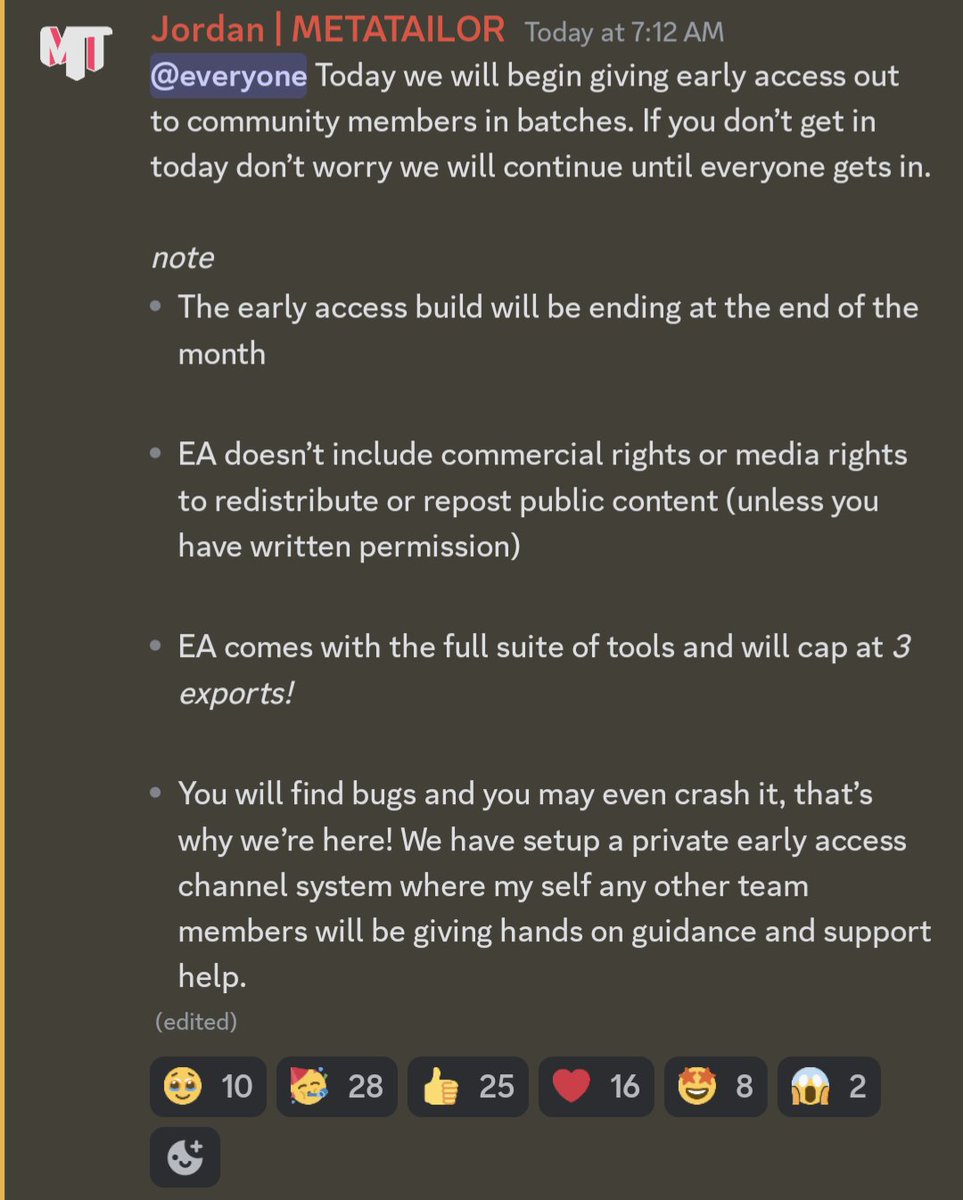 JSFILMZ0412's tweet image. #metatailor is starting to give out access to their #UnrealEngine5 #metahuman clothing app. Ofc my yt subscribers got to sign up first like always!! :) Now go break it!!