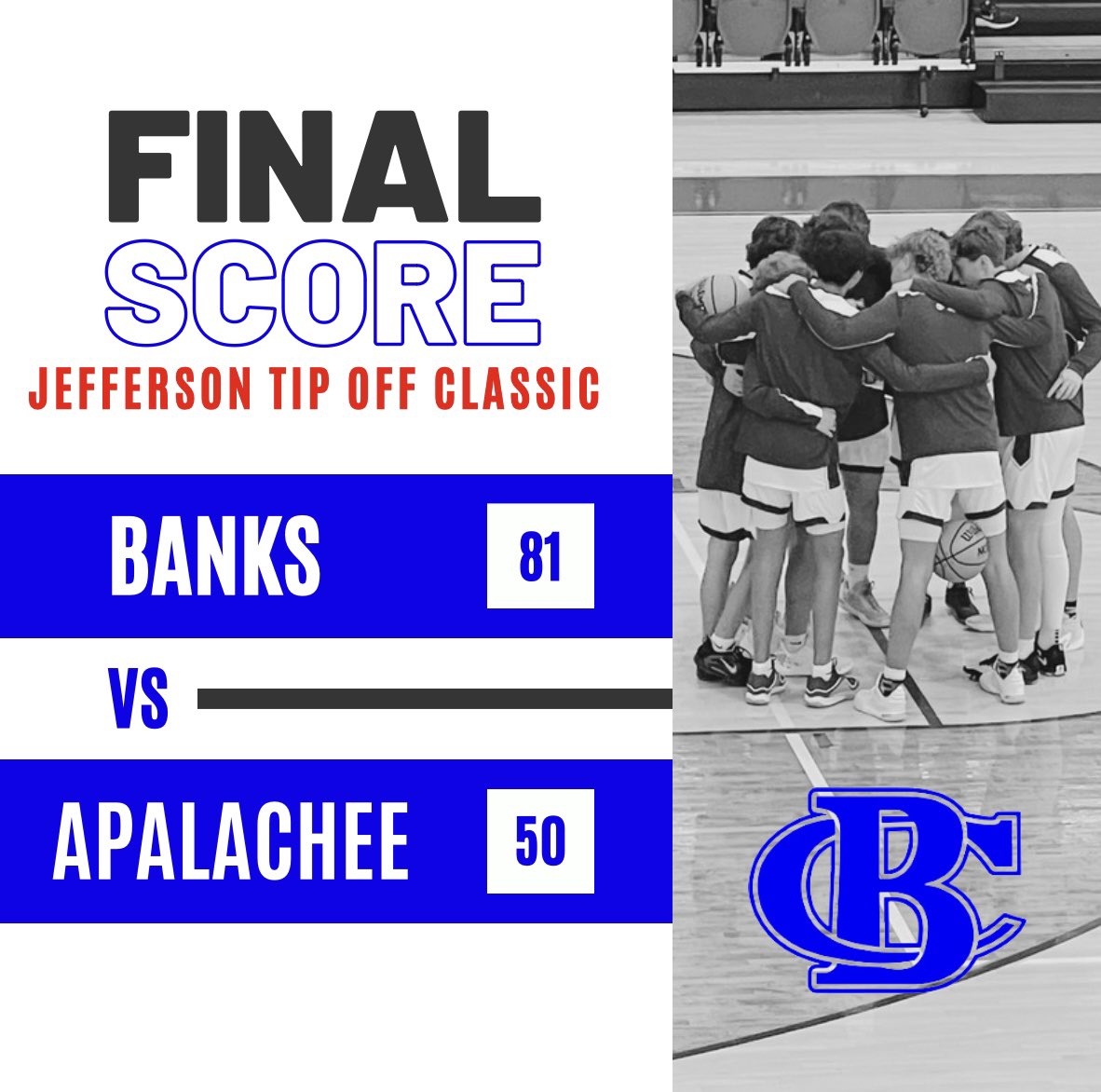 𝐊𝐨𝐥𝐛𝐲 𝐖𝐚𝐭𝐬𝐨𝐧 23 Pts/2 Reb
𝐀𝐚𝐫𝐨𝐧 𝐒𝐜𝐨𝐭𝐭 16 Pts/7 Reb/4 Ast/4 Stl
𝐇𝐮𝐧𝐭𝐞𝐫 𝐘𝐨𝐮𝐧𝐠𝐛𝐥𝐨𝐨𝐝 15 Pts/5 Reb
𝐂𝐚𝐝𝐞𝐧 𝐖𝐚𝐭𝐬𝐨𝐧 10 Pts/10 Reb/3 Ast 
𝐃𝐚𝐲𝐝𝐞𝐧 𝐑𝐨𝐠𝐞𝐫𝐬 8 Pts/4 Reb