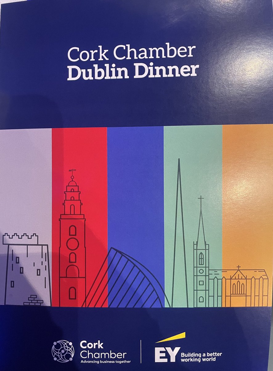 Delighted to be back <a href="/CorkChamber/">Cork Chamber</a> Dublin Dinner #CCDD23 with <a href="/kyliebasnett/">Kylie Basnett</a> representing <a href="/TrigonHotels/">Trigon Hotels</a>