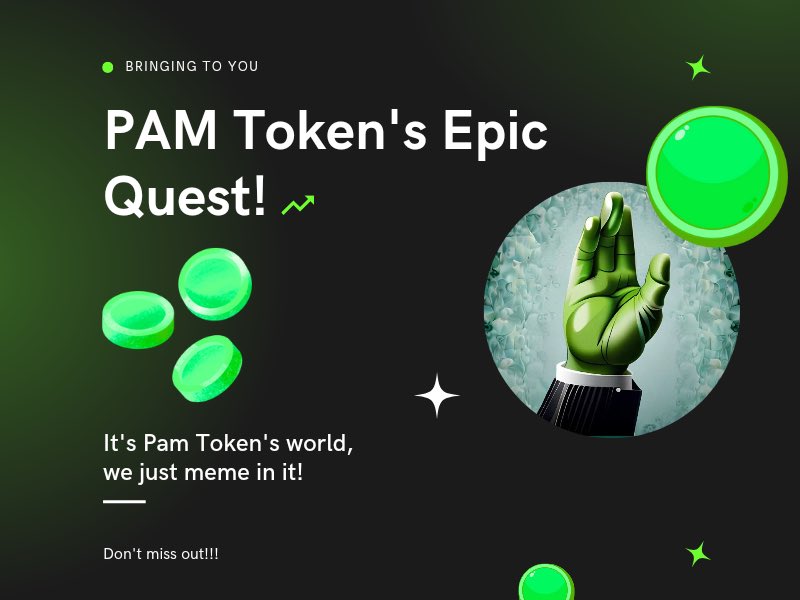 lucialone_'s tweet photo. @MrBigWhaleREAL Check out $PAM
@pamtoken10 , the best meme coin there is and get to share handshakes with with the #PAM !
#PAMTOKEN
#PAMCOMMUNITY
#HANDSHAKES https://t.co/Ku4CkbvCkt