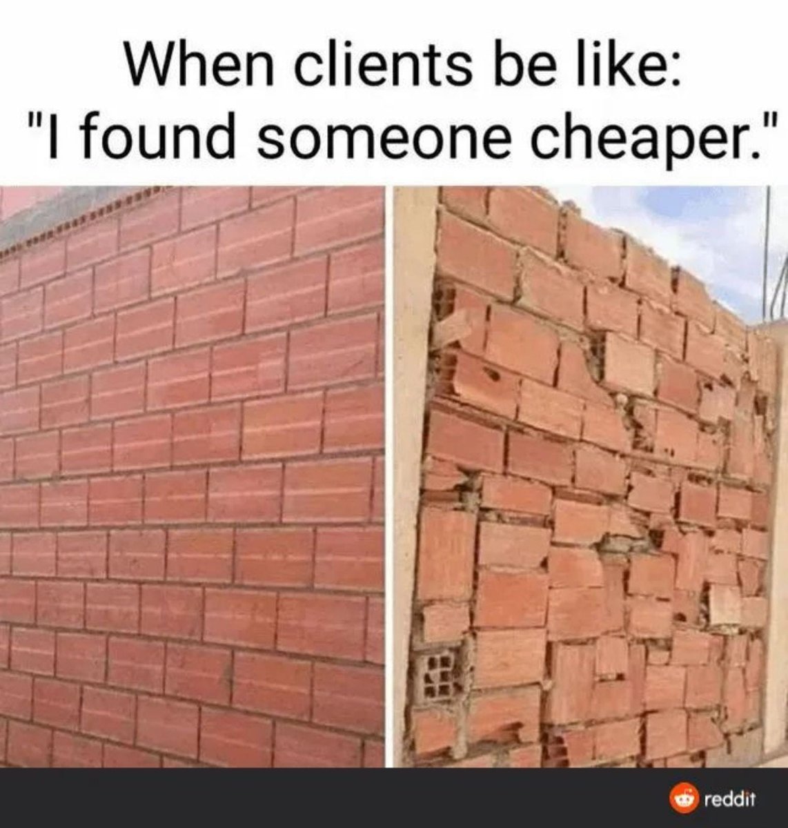 A_JConstruction's tweet photo. You get what you pay for...#renovation #constructionworker #smallbusinessowner #calltoday #relaxationstation #eugeneoregon #localbusiness #renovationideas #constructionlife #renovationproject #buildingrenovation #remodel #HomeImprovement #Memes #funny #lol #twittermemes https://t.co/NIbwEedgHN