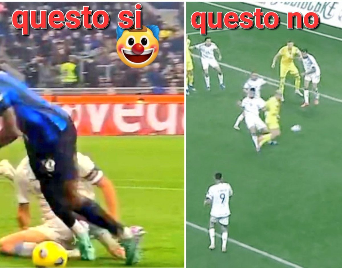 rinascente90's tweet photo. Cioè se danno questo ( si ) come fanno a non dare l'altro ? ( no )  

#UefaMafia #CeferinOut #cefarinmafia #figcmafia #UcrainaItalia #UKRITA #Ucraina #ItaliaUcraina #Italia #jvtblive #MAFIA https://t.co/sbWubFoV3H