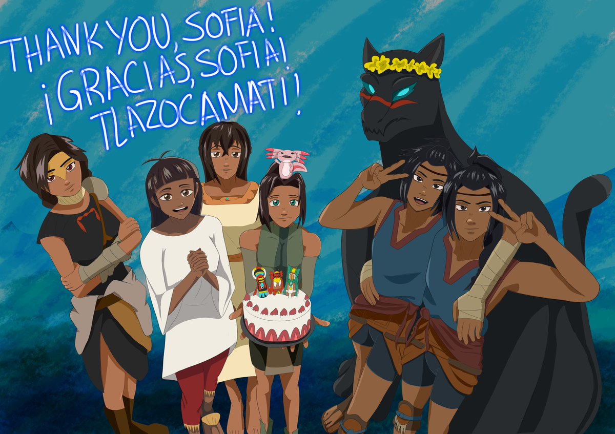 Happy 3 year anniversary #OnyxEquinox ! Thank you Sofia for bringing this show to life. Thank you for inspiring me to continue my own stories. Thank you for bringing this Mesoamerican story to more and more people. Gracias! Les agradezco mucho!
#onyxequinoxs2 #Crunchyroll